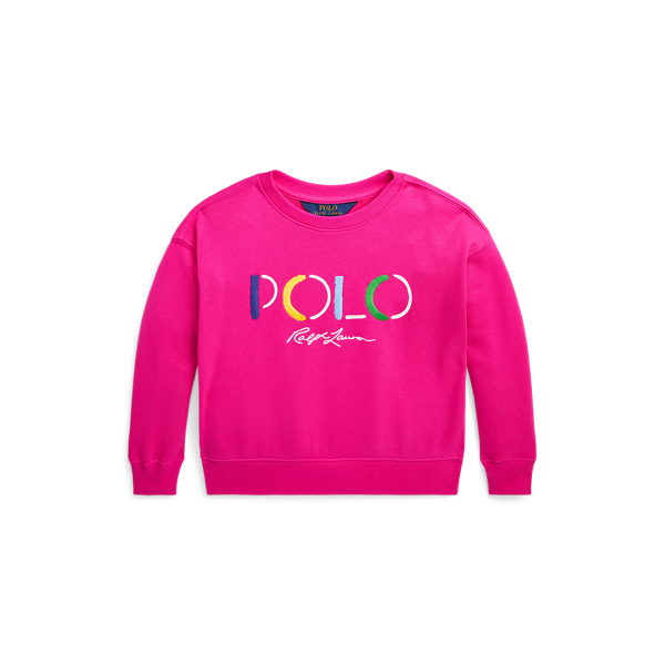 Logo Terry Sweatshirt Girls 2-6x 1