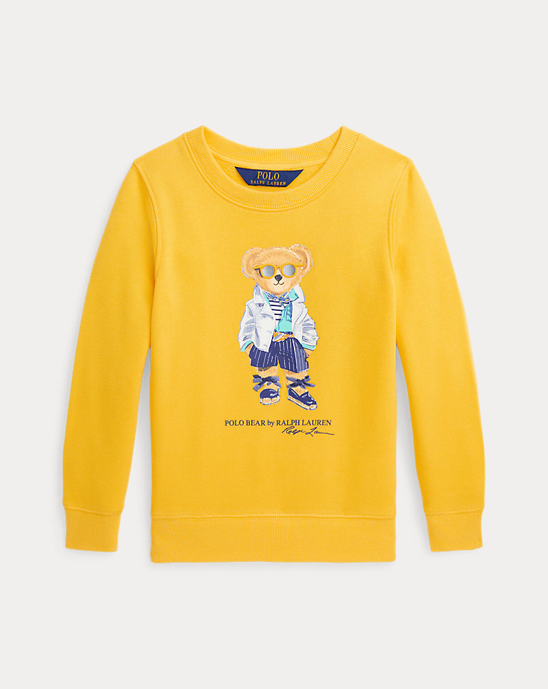 Polo Bear Fleece Sweatshirt Girls 2-6x 1