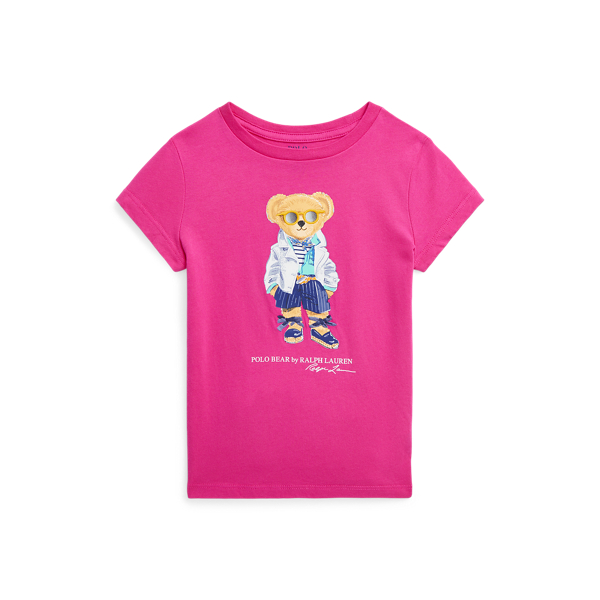 Polo Bear Cotton Jersey T-Shirt