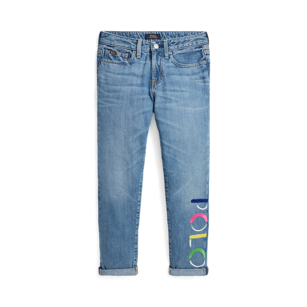 Jeans de algodón Slim Fit con logotipo