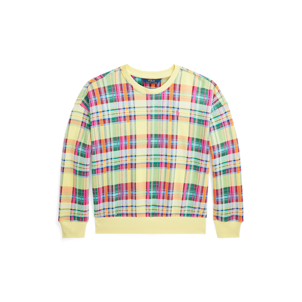 Plaid French Terry Sweatshirt