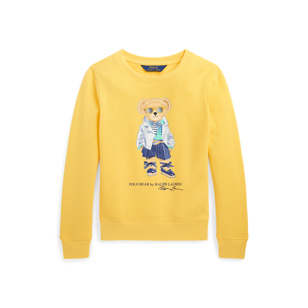 Polo Bear Fleece Sweatshirt Girls 7-16 1