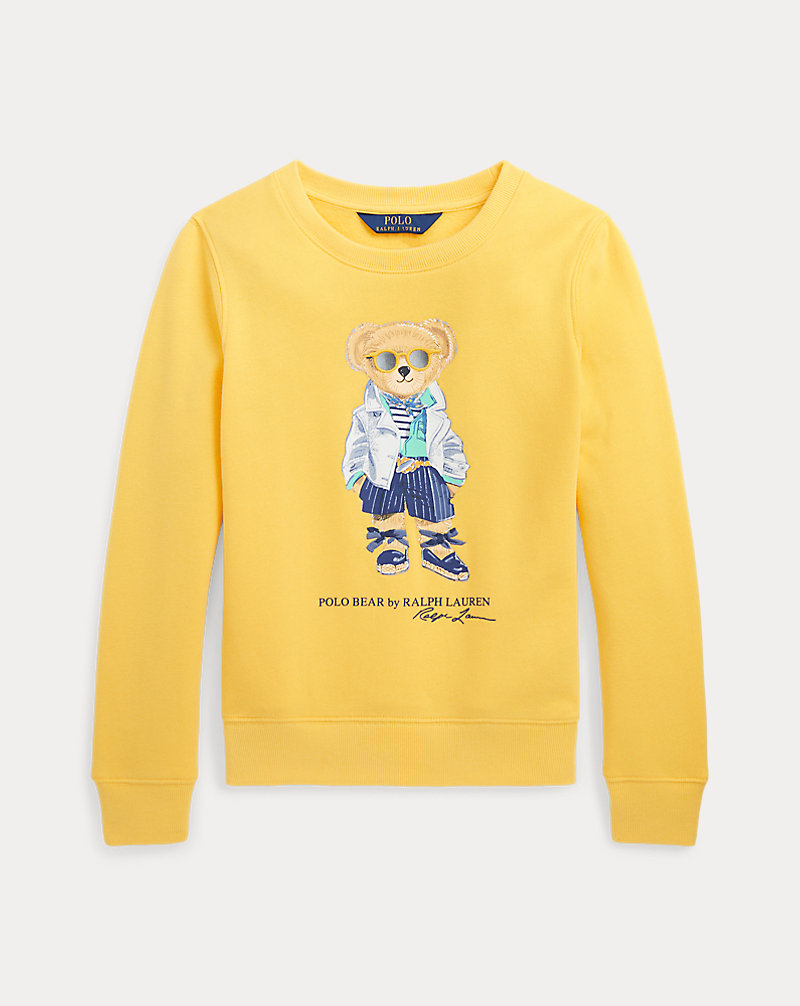 Fleece-Sweatshirt mit Polo Bear MÄDCHEN 7–14 JAHRE 1