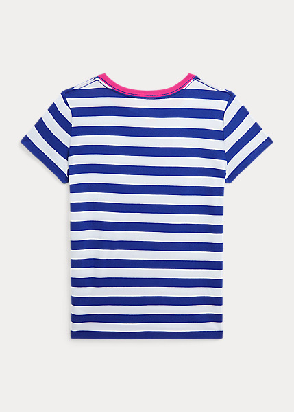 Striped Polo Bear Cotton Jersey Tee for Children | Ralph Lauren® CO