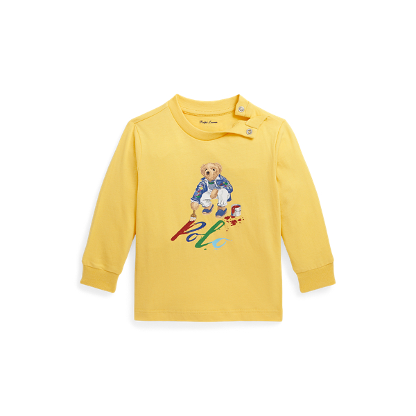 Polo Bear Cotton Long-Sleeve T-Shirt Baby Boy 1