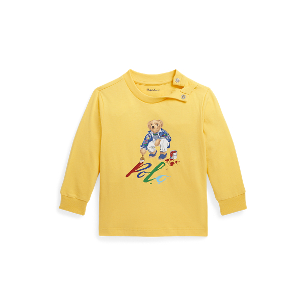 T-shirt Polo Bear manches longues coton