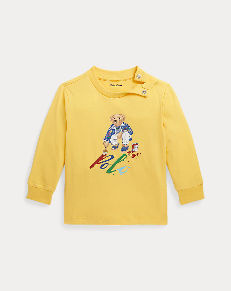 Polo Bear Cotton Long-Sleeve T-Shirt Baby Boy 1