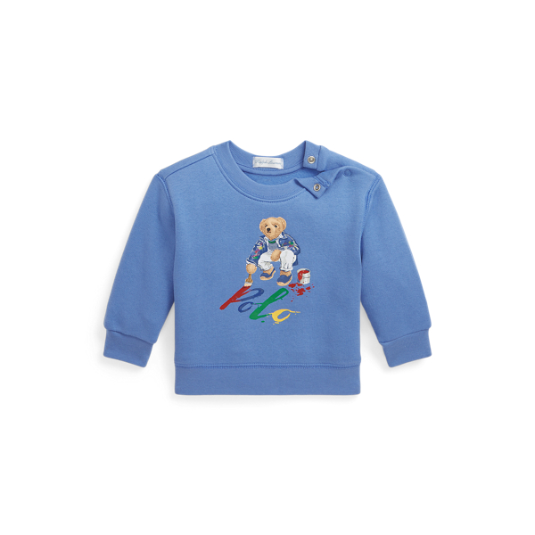 Fleece-Sweatshirt mit Polo Bear