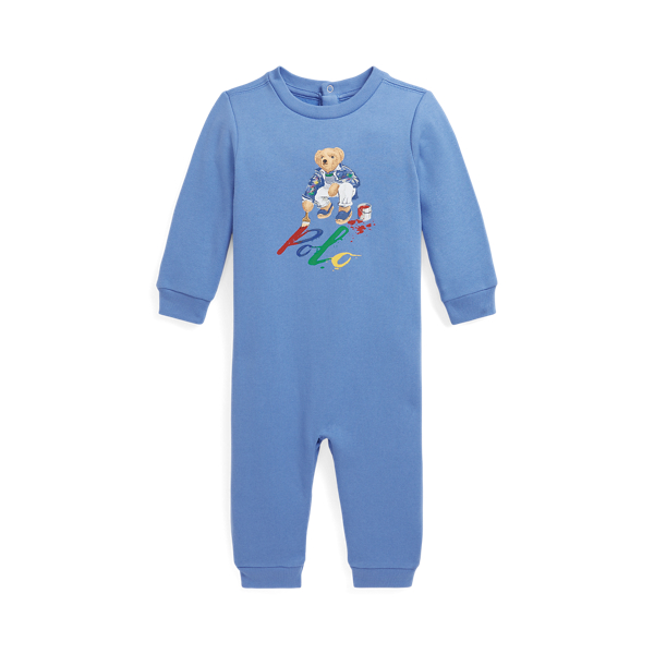 Polo Bear Fleece Coverall Baby Boy 1