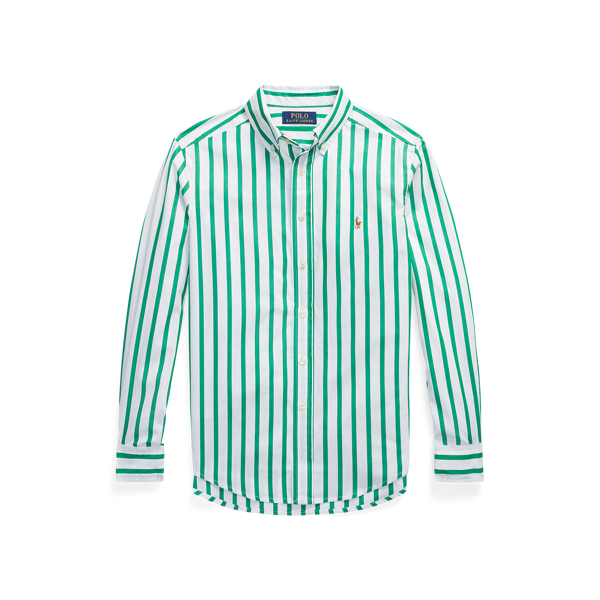 Striped Cotton Poplin Shirt Boys 8-18 1