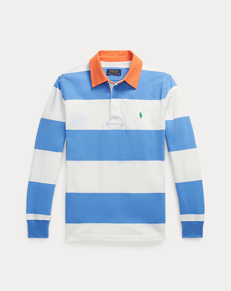Striped Cotton Jersey Rugby Shirt Boys 8-20 1