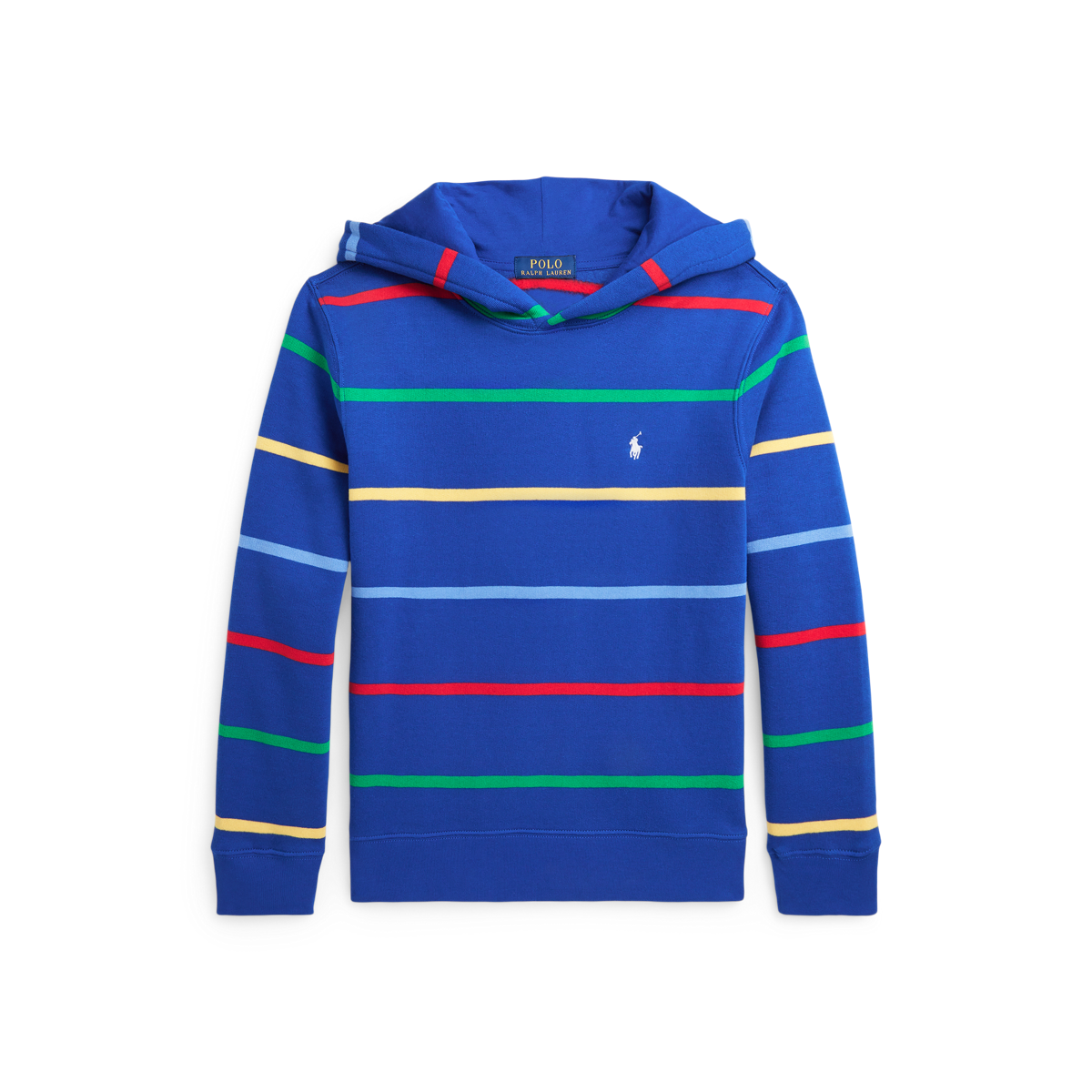 Striped deals polo hoodie