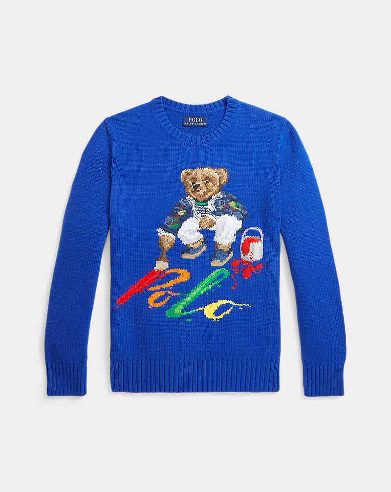 Polo Bear Cotton Sweater Boys 8-18 1