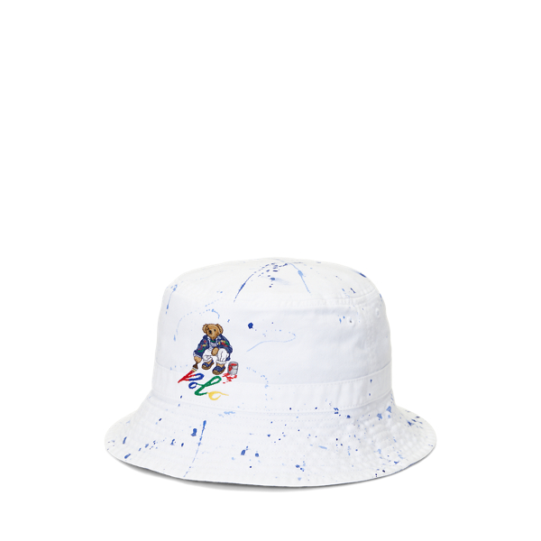 Paint-Splatter Polo Bear Bucket Hat BOYS 6–14 YEARS 1