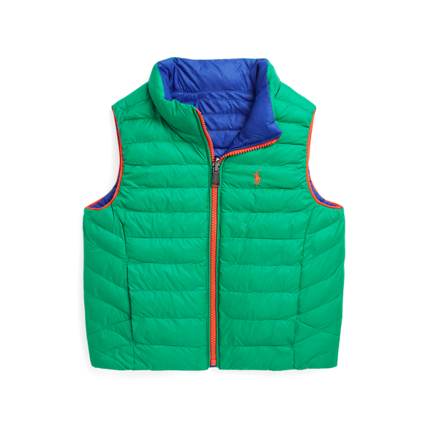 P-Layer 2 Reversible Quilted Gilet BOYS 1½–6/GIRLS 1½–6½ 1
