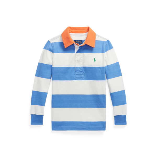 Striped Cotton Jersey Rugby Shirt BOYS 1.5–6 YEARS 1