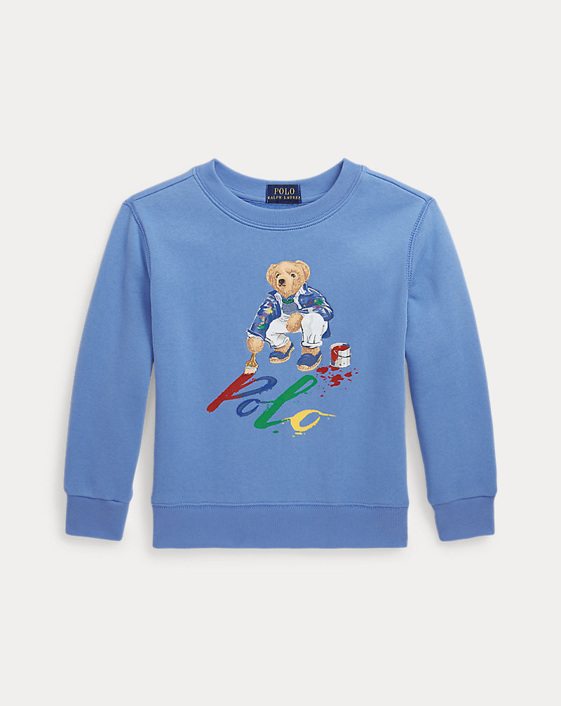 Fleece-Sweatshirt mit Polo Bear JUNGEN 1,5–6 JAHRE 1