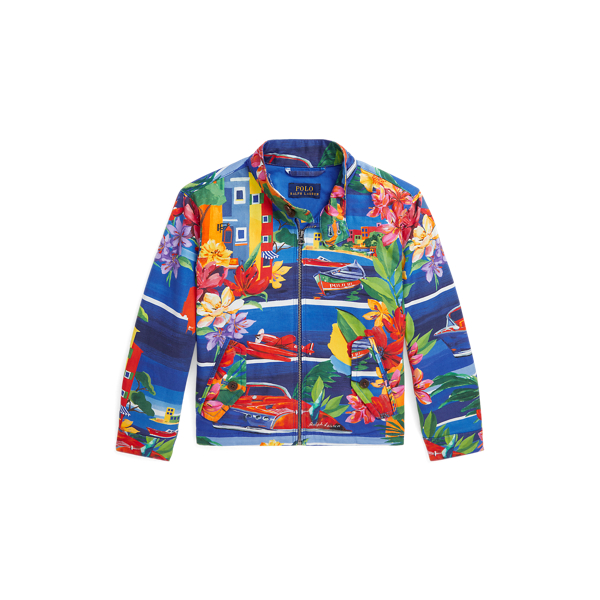 Cotton Twill Graphic Jacket