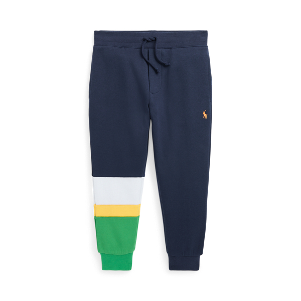 Color-Blocked Double-Knit Jogger Pant