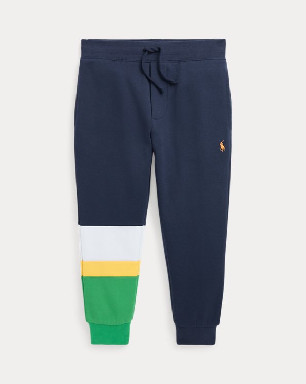 Color-Blocked Double-Knit Jogger Pant