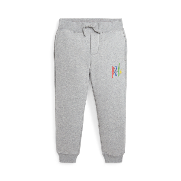 Fleece jogger pants with logo main image 1