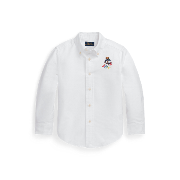 Polo Bear Cotton Oxford Shirt Boys 2-7 1