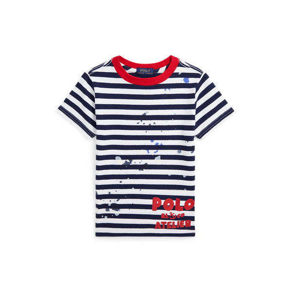 Striped Logo Cotton Jersey T-Shirt BOYS 1.5–6 YEARS 1