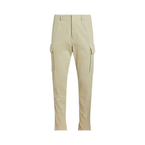 Stretch Cotton Cargo Trouser Purple Label 1