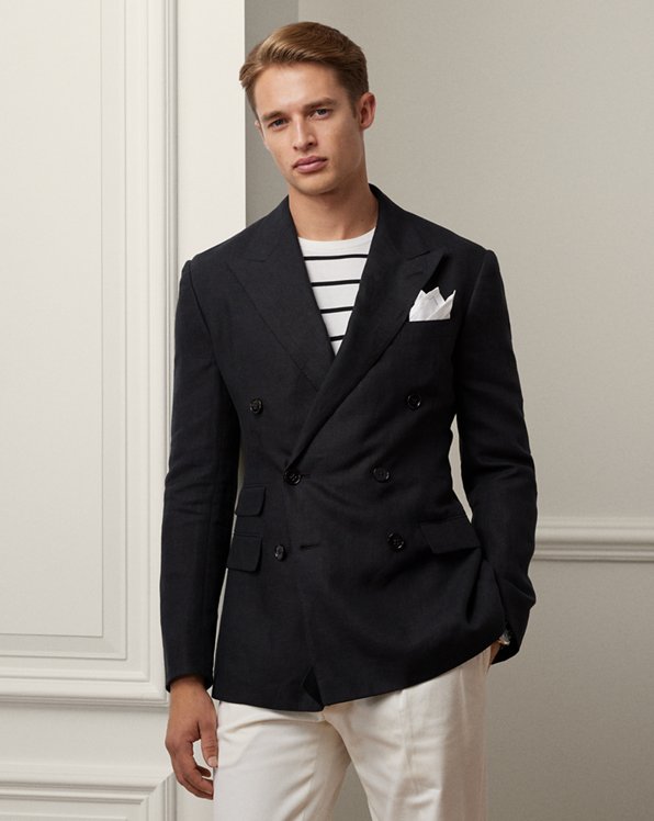 Kent Hand-Tailored Linen Suit Jacket