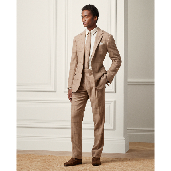 Kent Handmade Windowpane Cashmere Suit