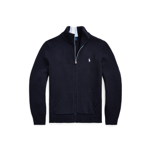 Cotton Full-Zip Jumper