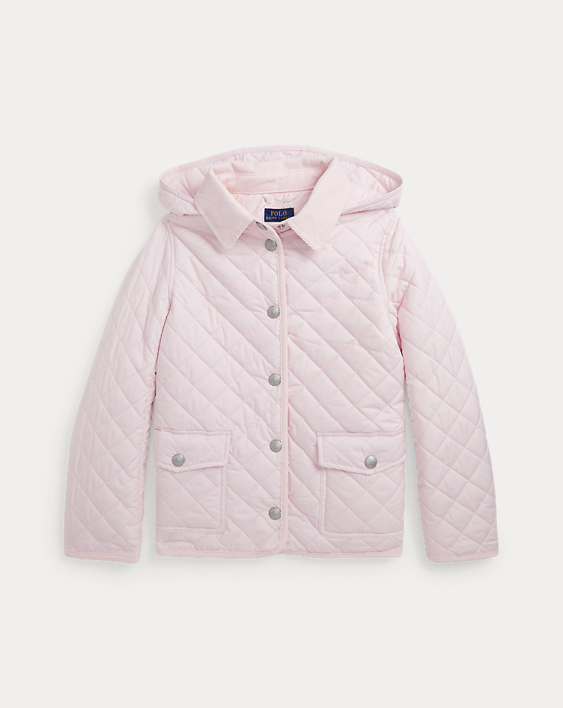 Quilted Water-Repellent Barn Jacket Girls 7-16 1