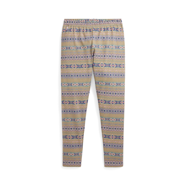 Fair Isle Stretch Jersey Legging