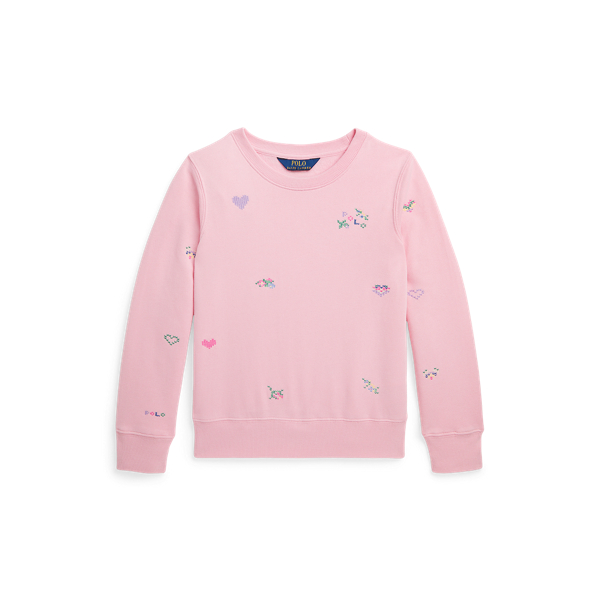 Embroidered Fleece Sweatshirt