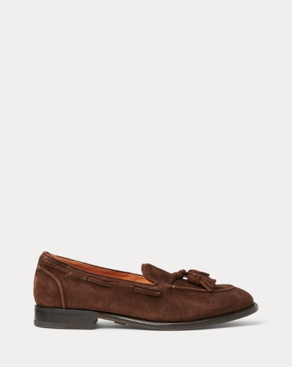 Luther Tassel Calf-Suede Loafer