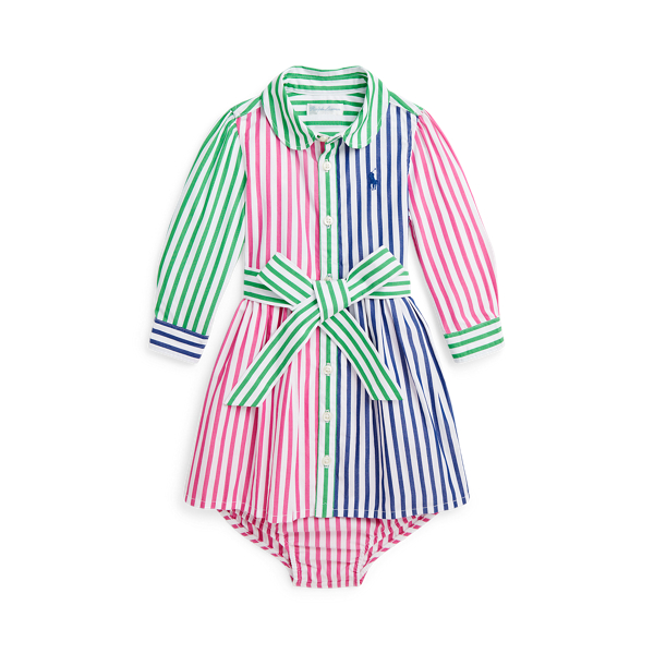 Cotton Poplin Fun Shirtdress & Bloomer