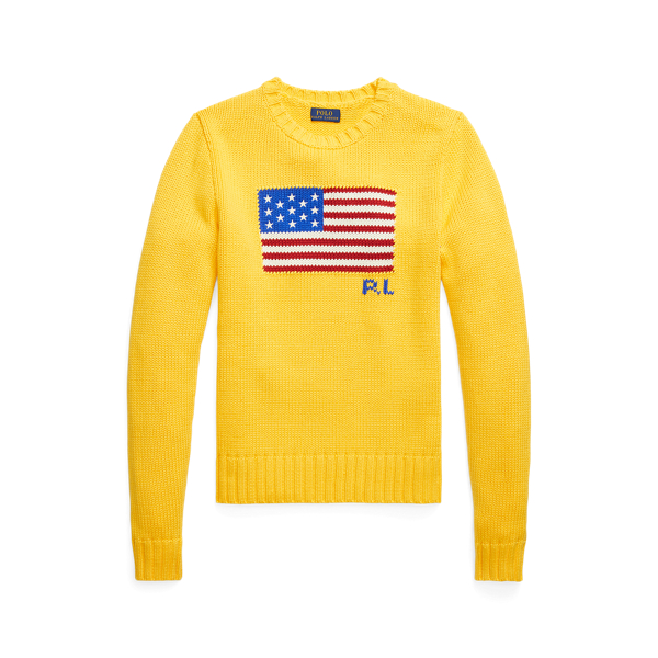 Yellow ralph lauren jumper hotsell