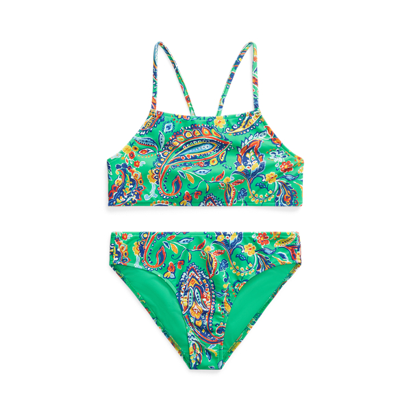 Paisley Two-Piece Swimsuit