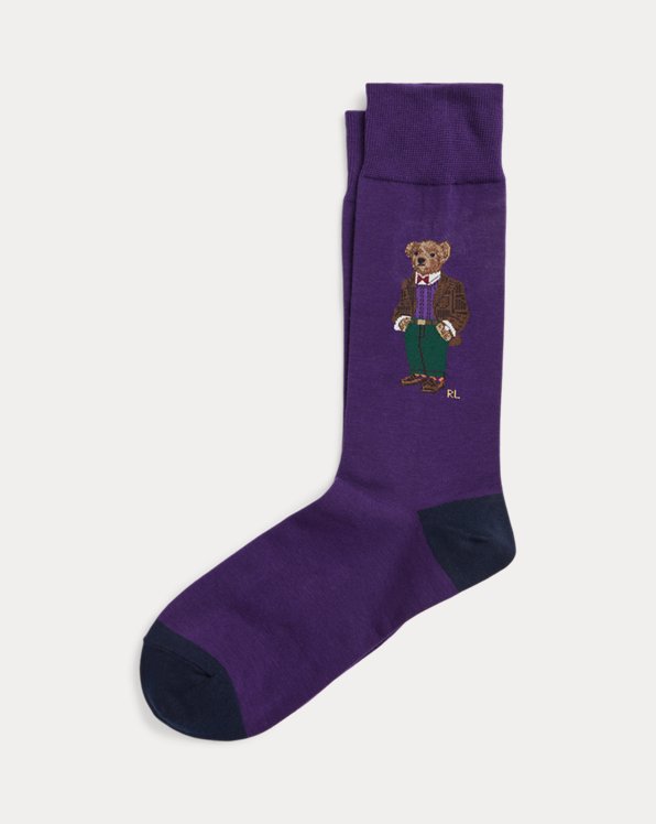 Polo Bear Cotton-Blend Trouser Socks