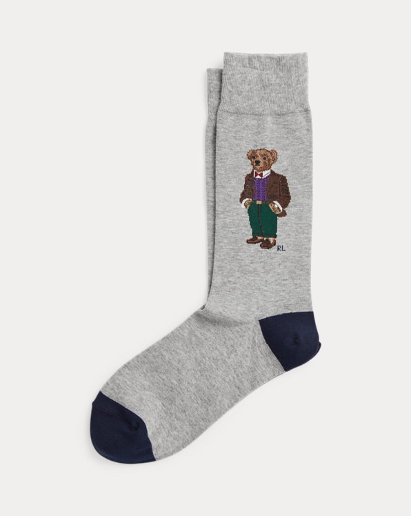 Polo Bear Cotton-Blend Trouser Socks