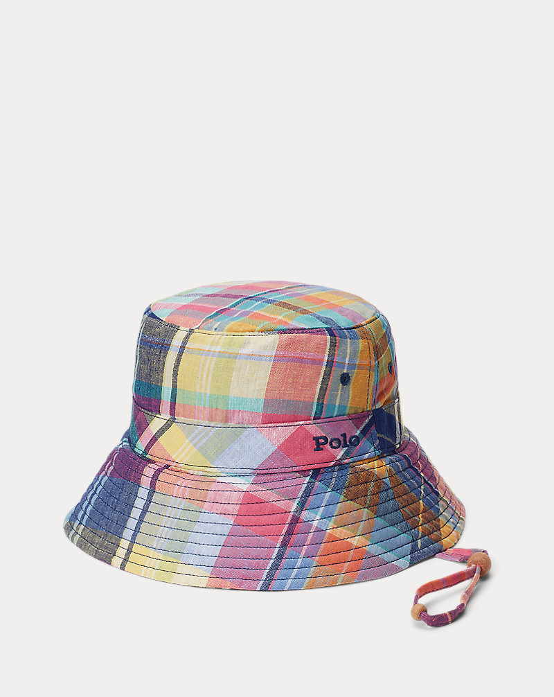 Plaid Cotton Sun Hat Polo Ralph Lauren 1