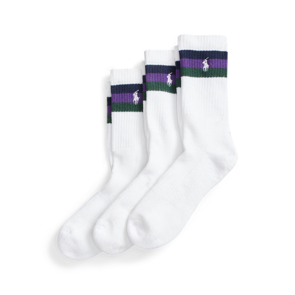 Wimbledon Crew Sock 3-Pack