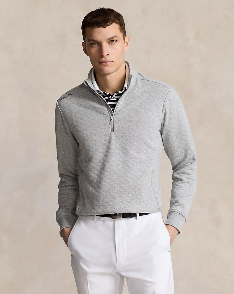 Classic Fit Quilted Double-Knit Pullover RLX Golf 1