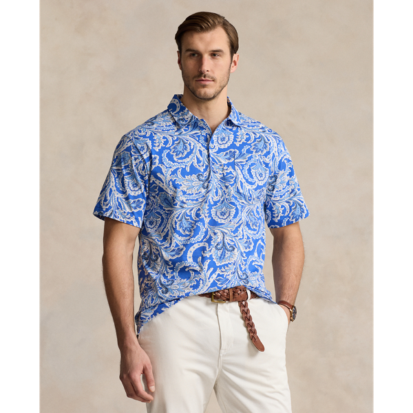 Paisley Lisle Polo Shirt