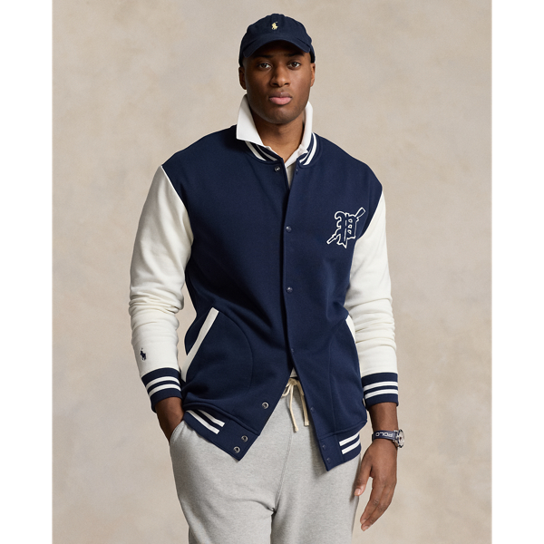 Fleece-Baseballjacke