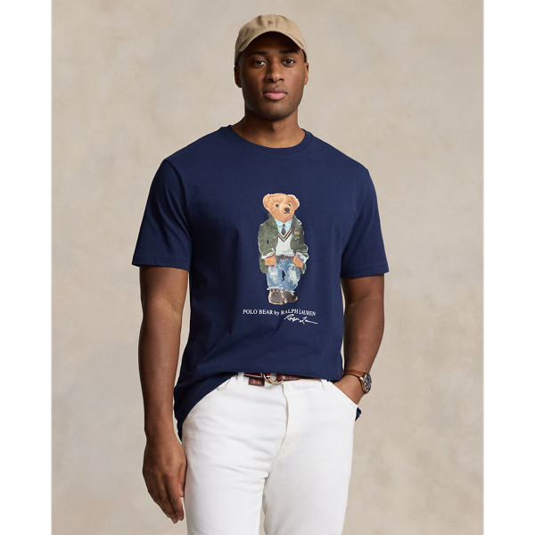 Jersey-T-Shirt mit Polo Bear