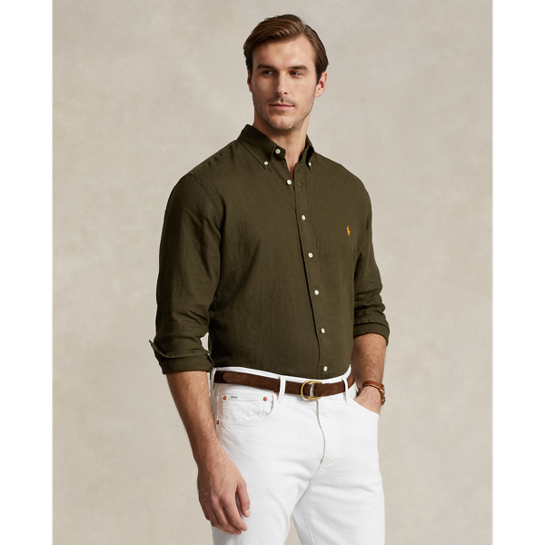 Khaki green store ralph lauren shirt