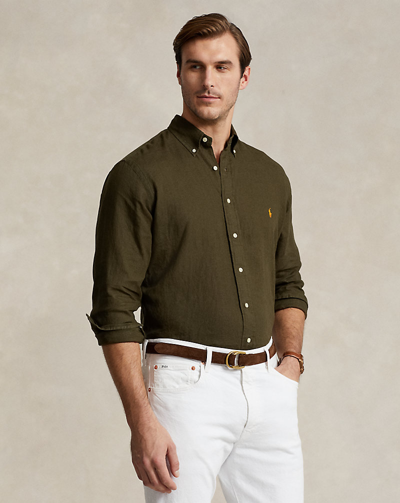 Lightweight Linen Shirt Big & Tall 1