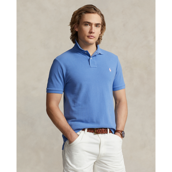 Custom Slim Fit Mesh Polo Shirt Polo Ralph Lauren 1