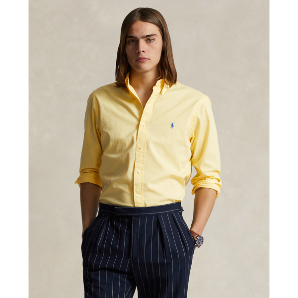 Ralph lauren hotsell yellow oxford shirt